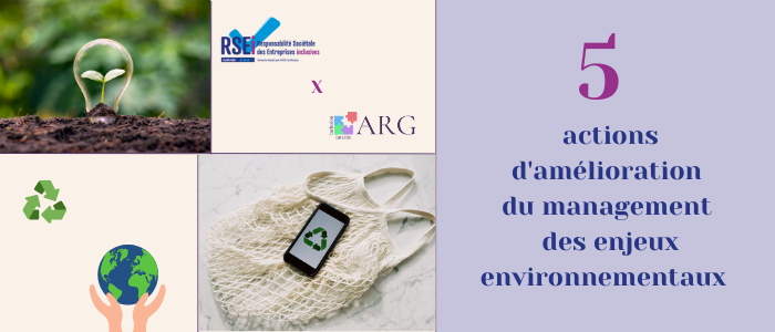 ARG et ses actions engagées en insertion pour l'environnement